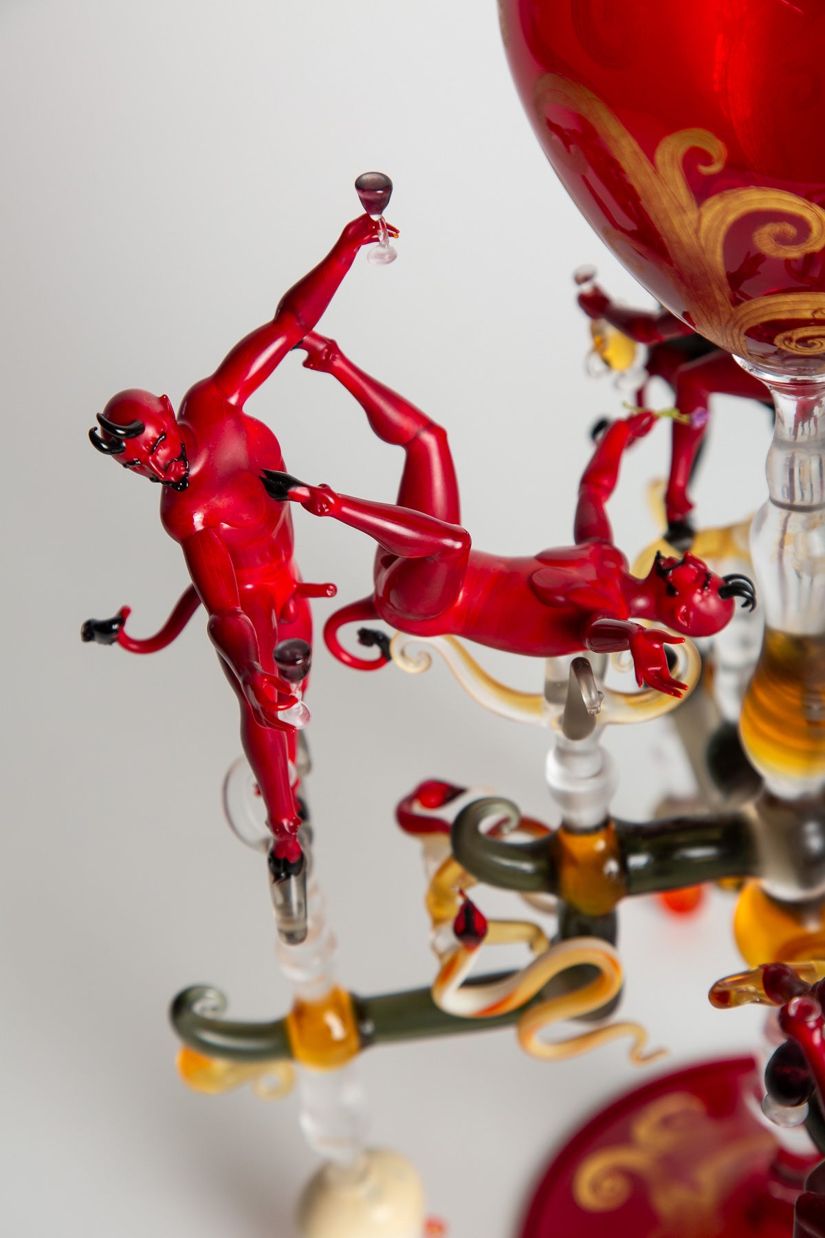 MAXFIELD PRIVATE COLLECTION | LARGE BUBACCO DEVIL CANDLESTICK