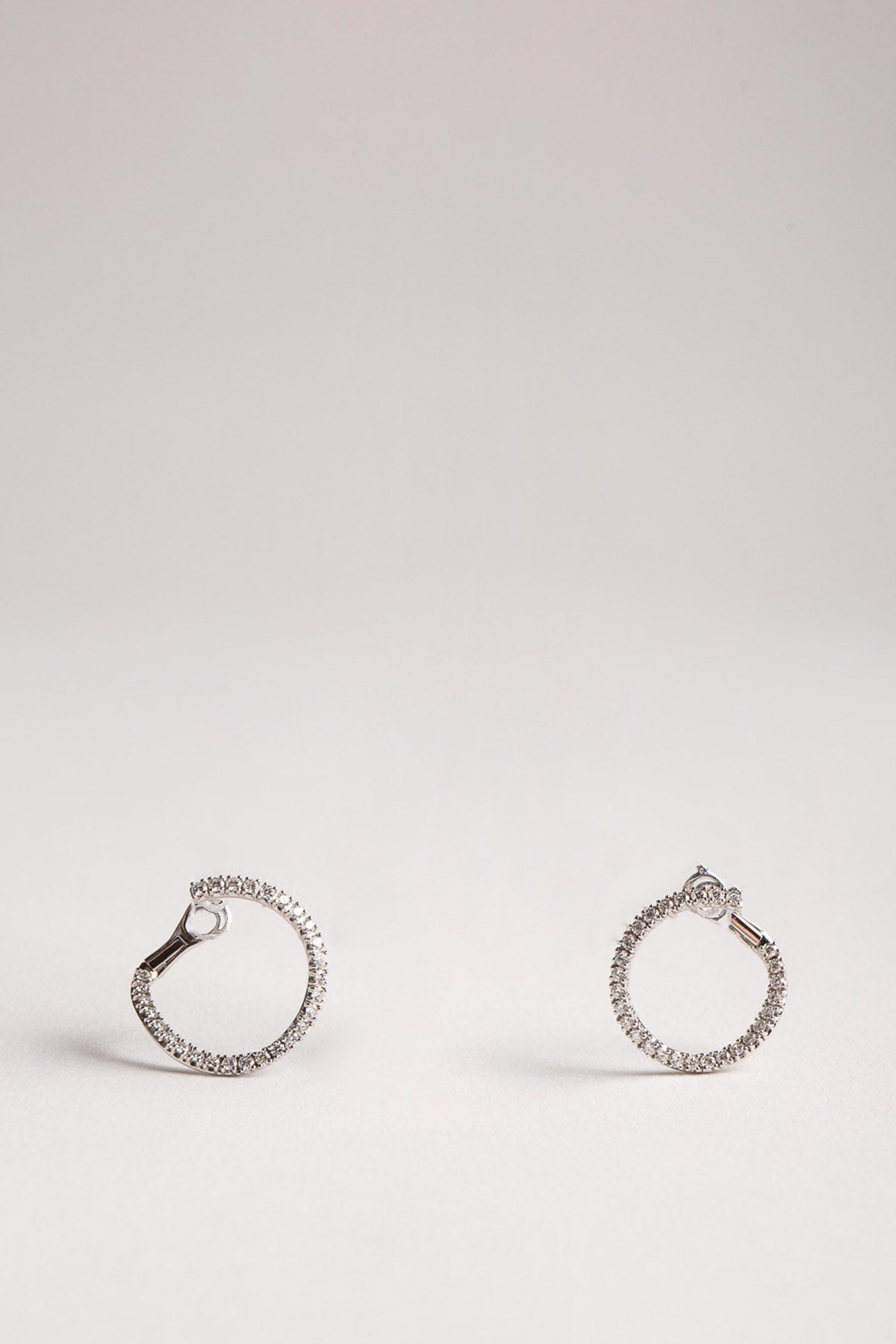 MATTIA CIELO | SMALL DIAMOND HOOPS - MAXFIELD LA