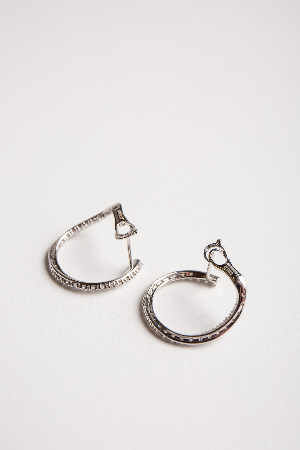 MATTIA CIELO | SMALL DIAMOND HOOPS - MAXFIELD LA
