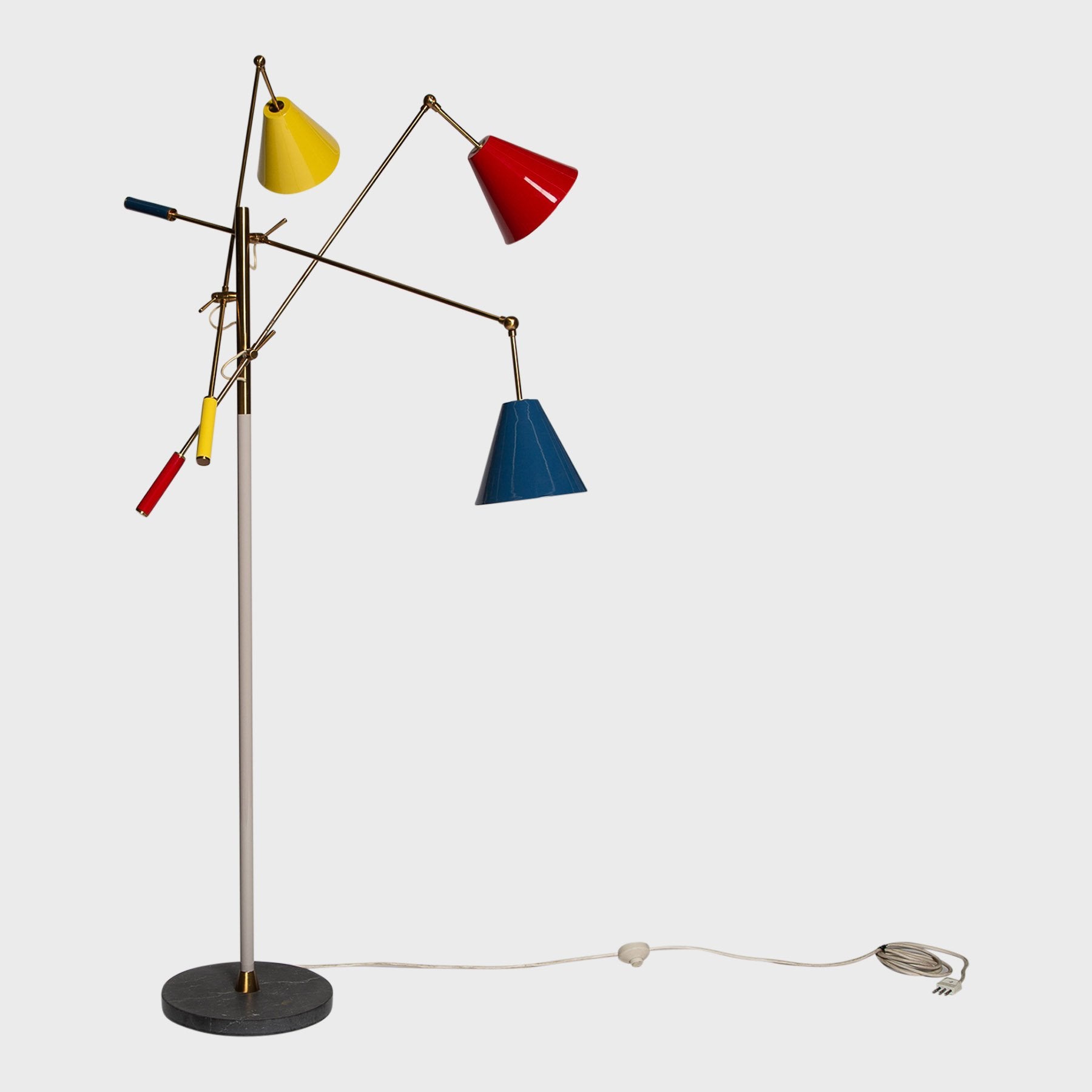 MAXFIELD PRIVATE COLLECTION | VINTAGE 3-ARM FLOOR LAMP