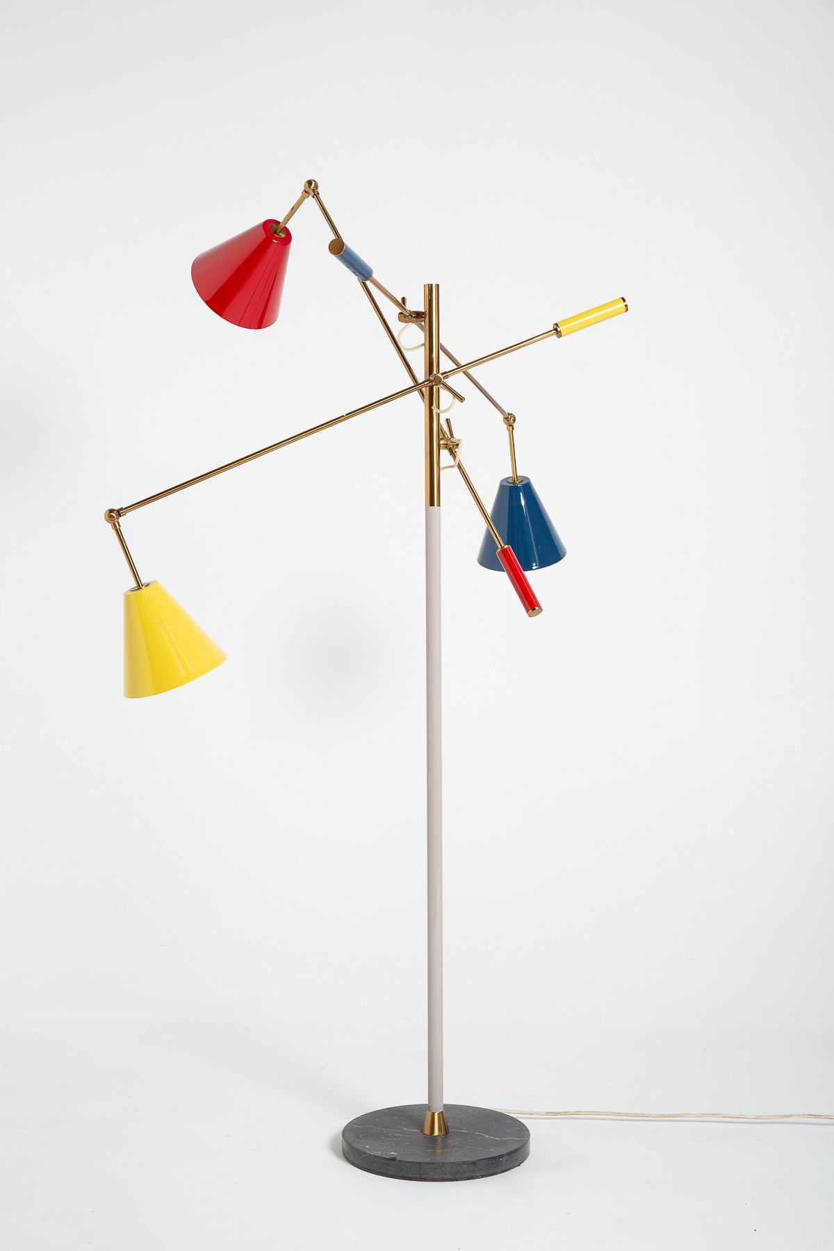 MAXFIELD PRIVATE COLLECTION | VINTAGE 3-ARM FLOOR LAMP - MAXFIELD LA