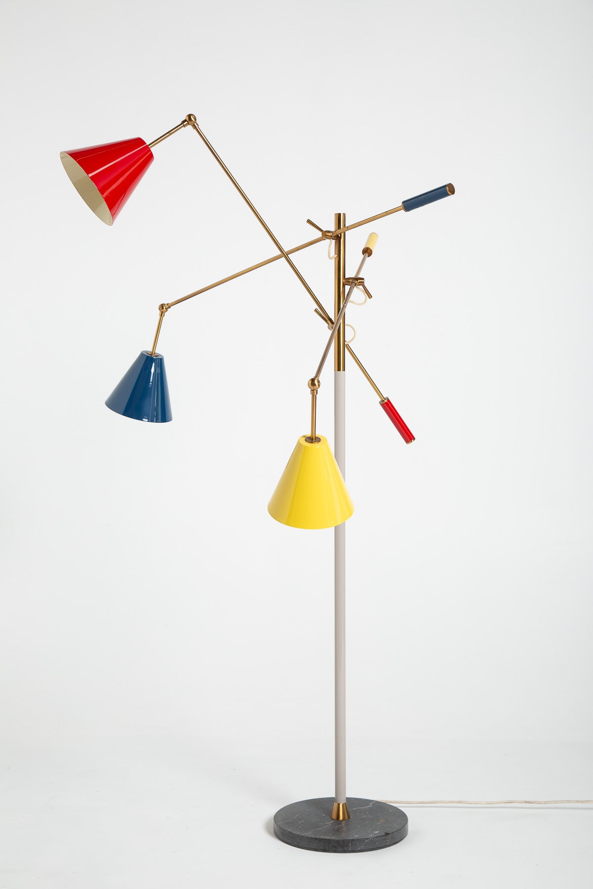 MAXFIELD PRIVATE COLLECTION | VINTAGE 3-ARM FLOOR LAMP - MAXFIELD LA