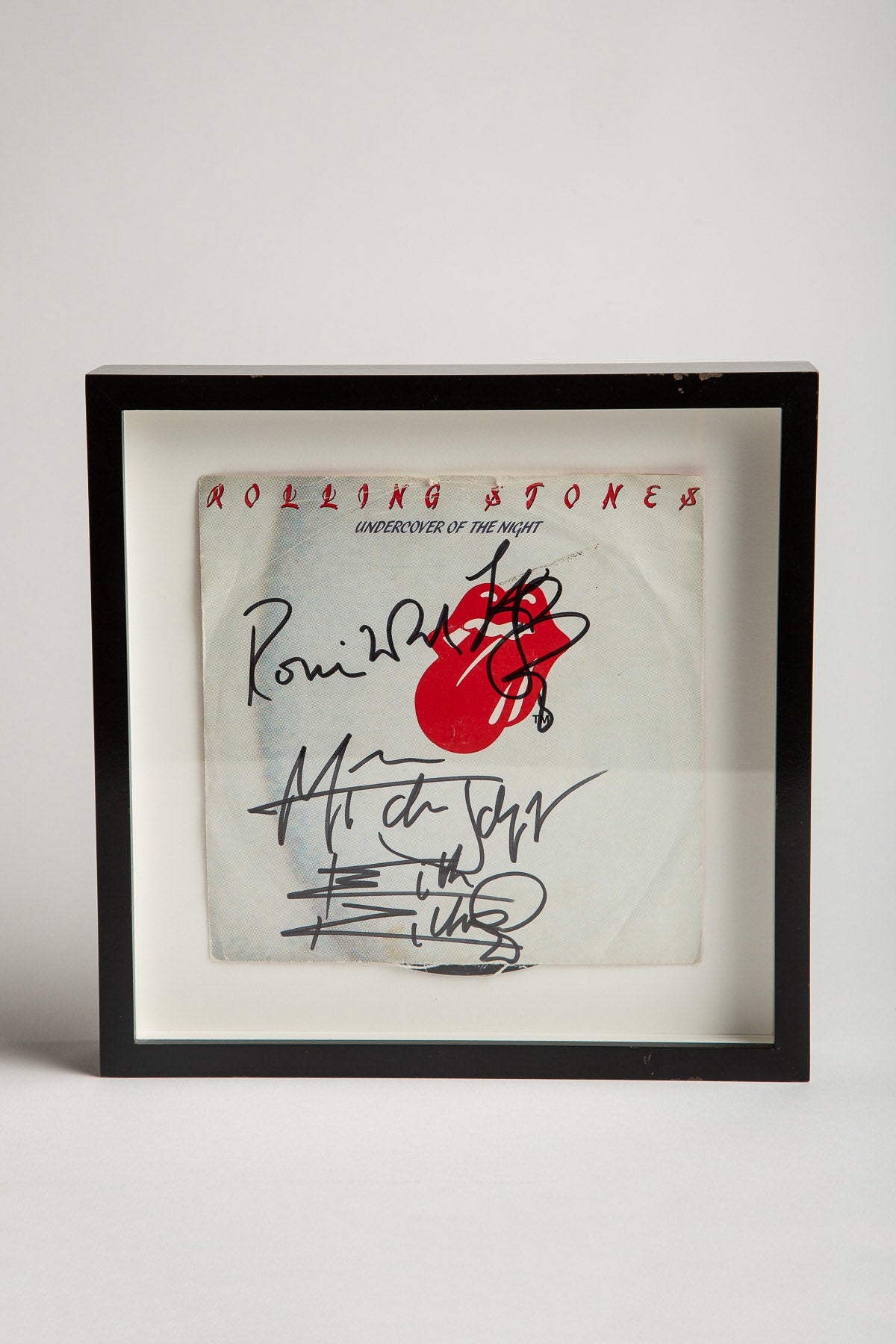 MAXFIELD PRIVATE COLLECTION | 1983 ROLLING STONES SIGNED ALBUM COVER - MAXFIELD LA