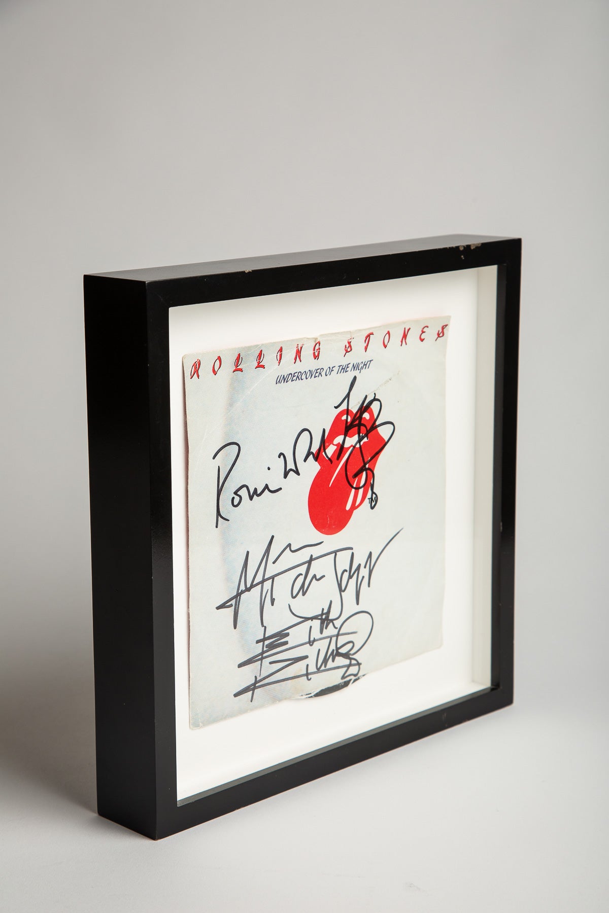MAXFIELD PRIVATE COLLECTION | 1983 ROLLING STONES SIGNED ALBUM COVER - MAXFIELD LA