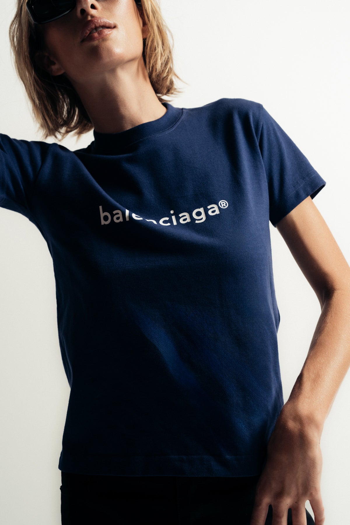 BALENCIAGA | SMALL FITTED TEE - MAXFIELD LA