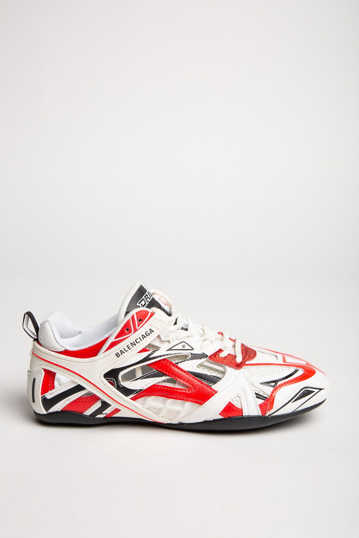 BALENCIAGA | WOMEN'S RED ACCENT DRIVE SNEAKERS - MAXFIELD LA