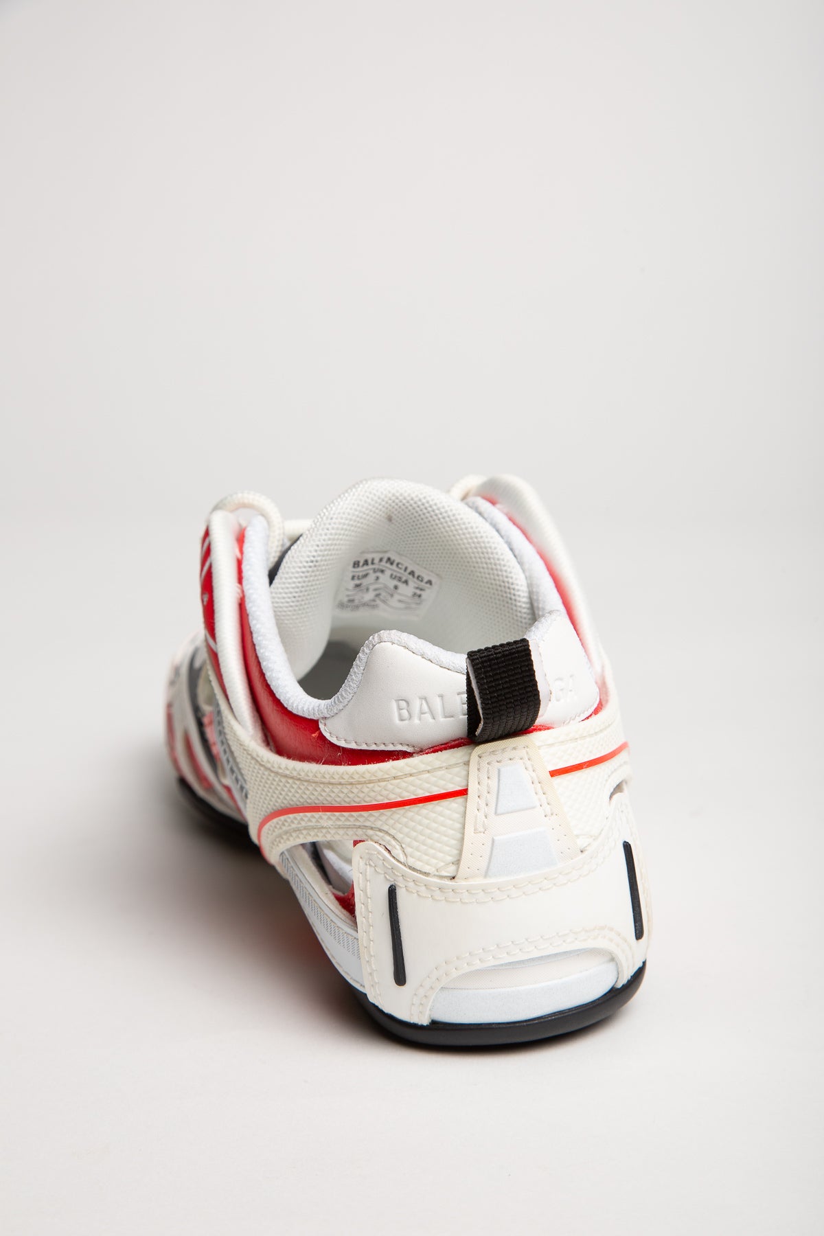 BALENCIAGA | WOMEN'S RED ACCENT DRIVE SNEAKERS - MAXFIELD LA