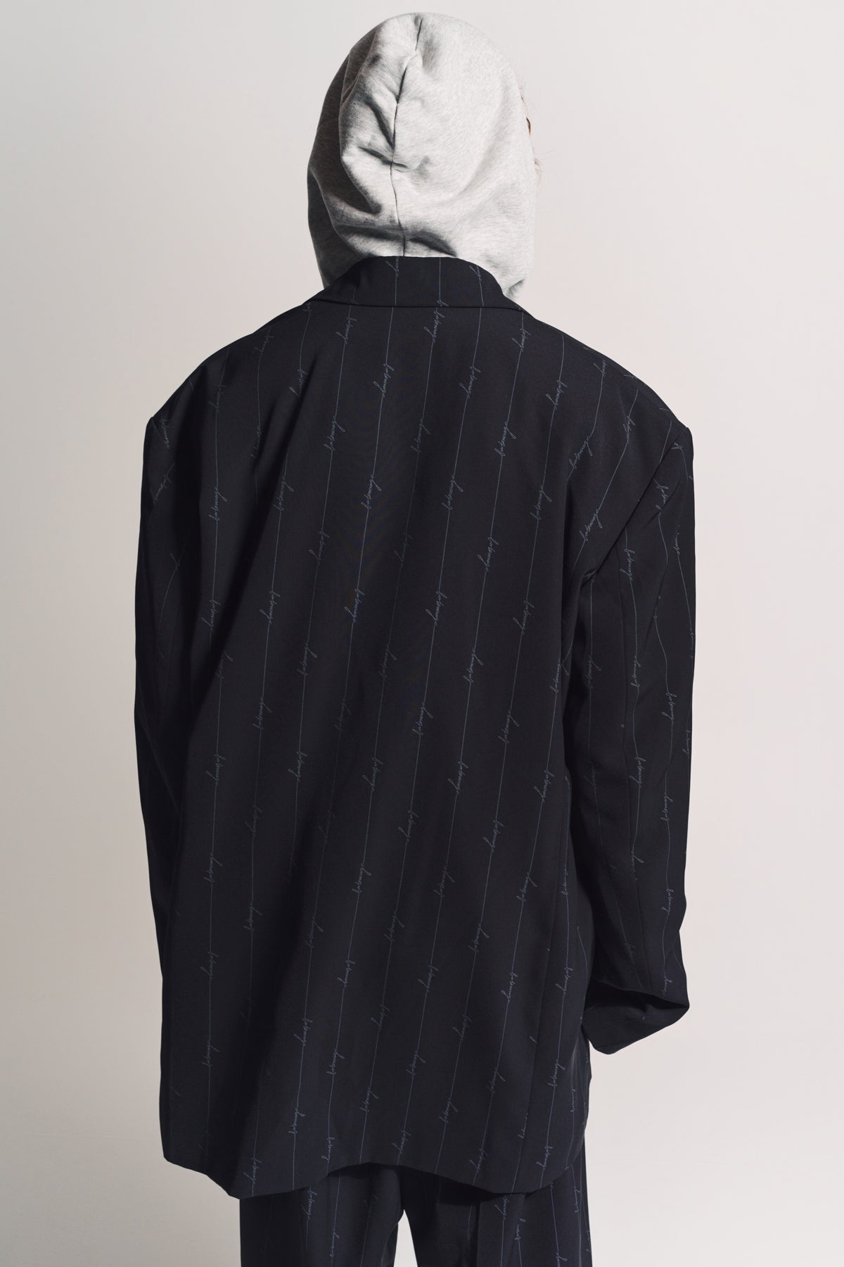 BALENCIAGA | SINGLE BREASTED LOGO BLAZER JACKET - MAXFIELD LA
