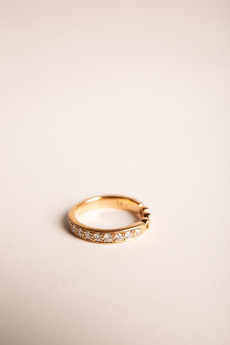 HOORSENBUHS | ROSE GOLD & DIAMOND AMERICANA BAND