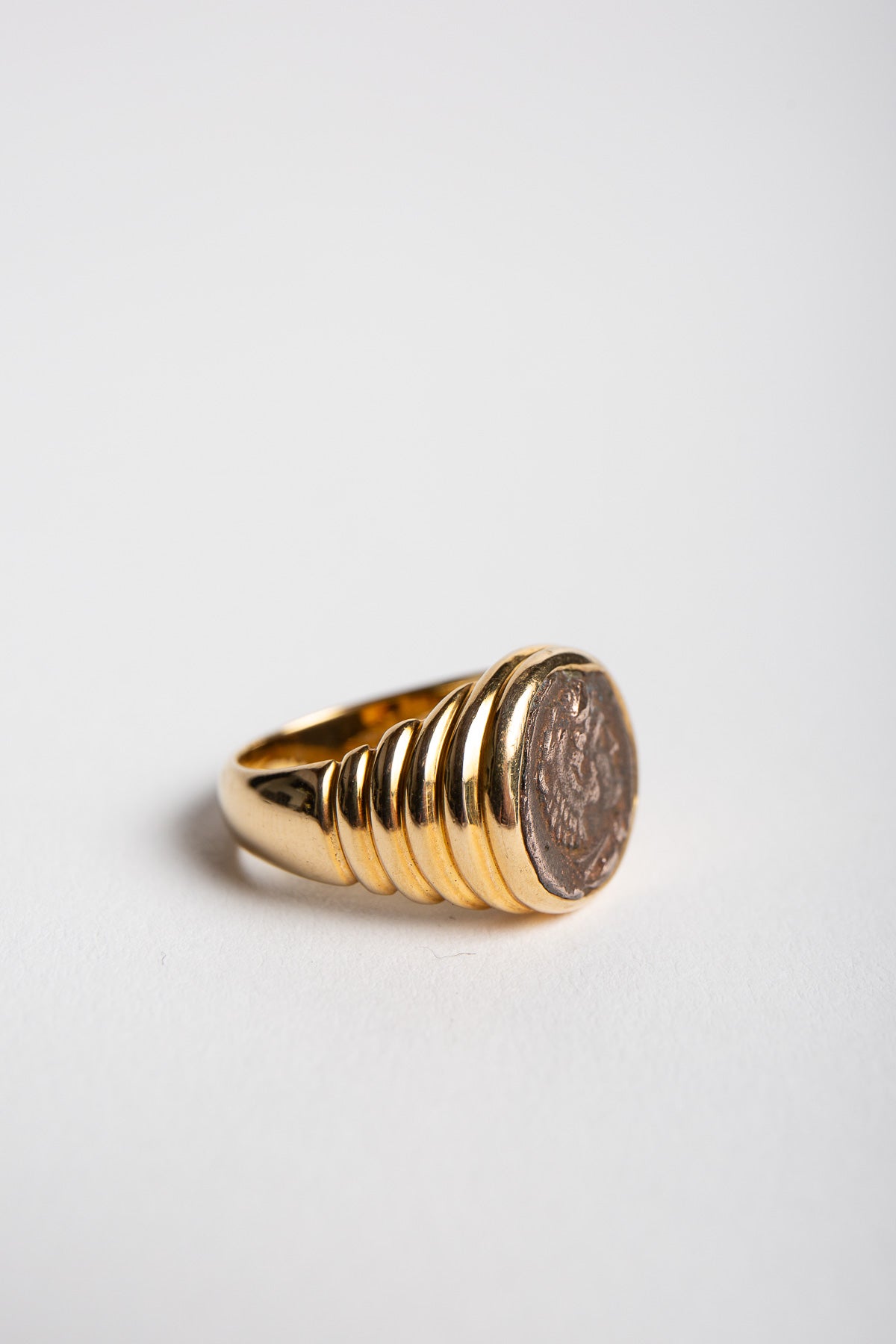 BULGARI | ANCIENT GOLD COIN RING - MAXFIELD LA