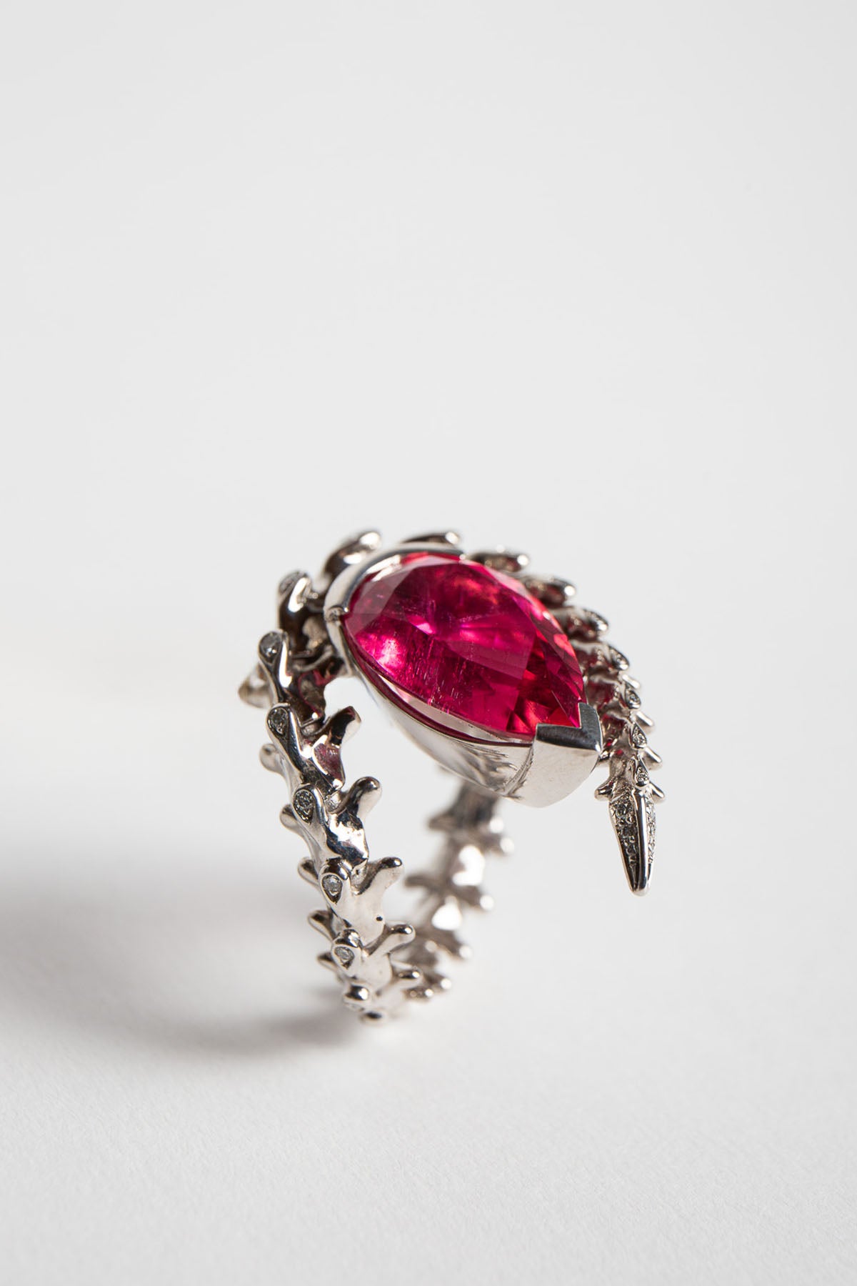 SHAUN LEANE | RUBELITE SERPENT RING