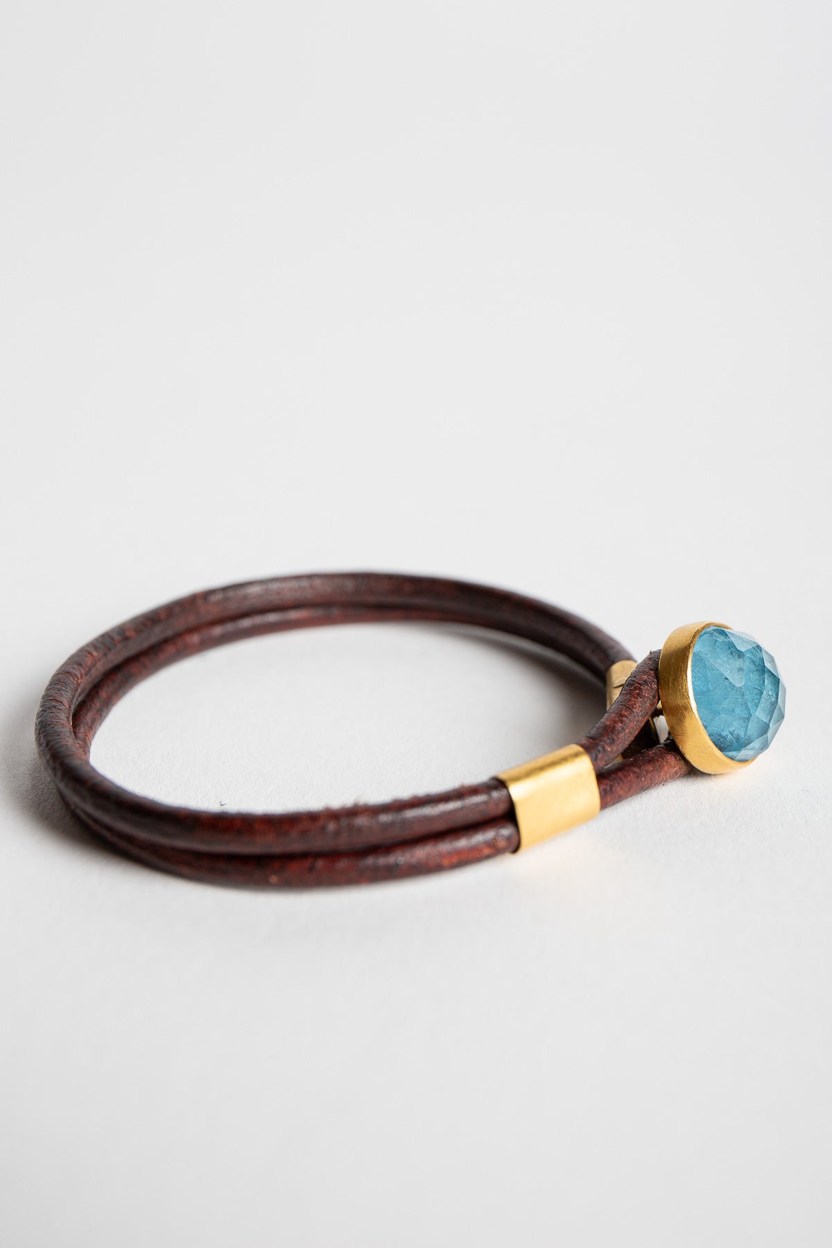 ELI HALILI | YELLOW GOLD & AQUAMRINE BRACELET