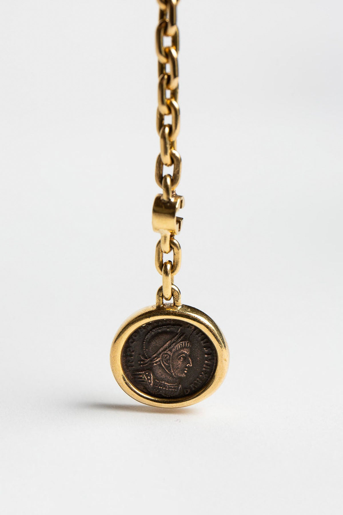 BULGARI | 1970'S ROMAN COIN KEYCHAIN
