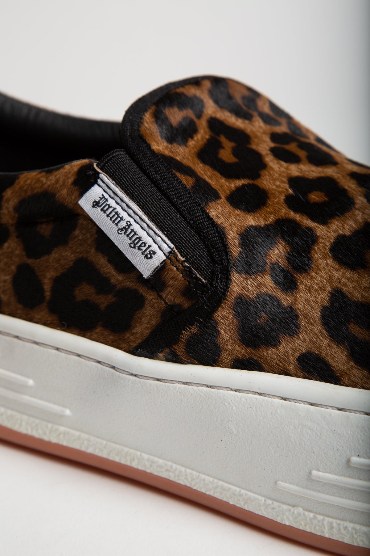 PALM ANGELS | LEOPARD SNOW SLIP-ON SNEAKERS - MAXFIELD LA