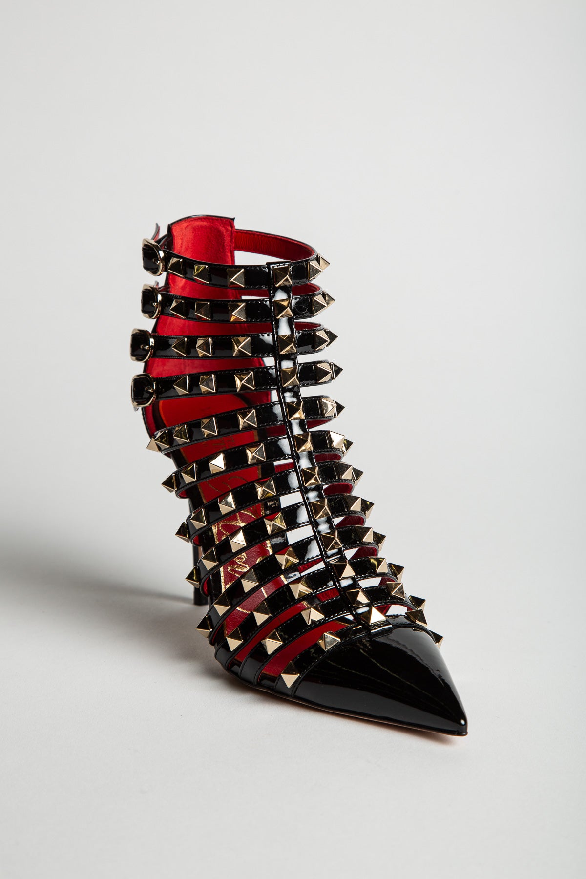 VALENTINO | STUDDED T-STRAP BOOTIES - MAXFIELD LA