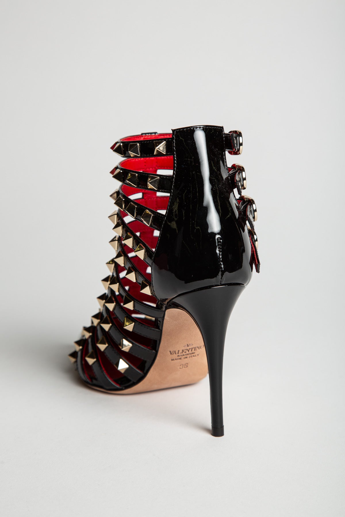 VALENTINO | STUDDED T-STRAP BOOTIES - MAXFIELD LA