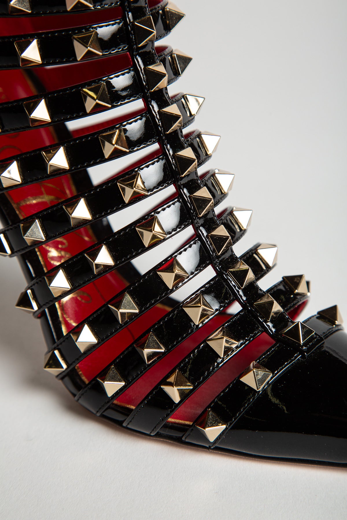 VALENTINO | STUDDED T-STRAP BOOTIES