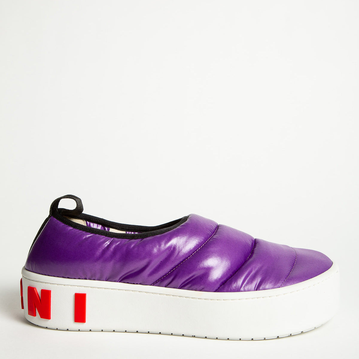 MARNI PADDED NYLON LOW TOP SNEAKERS