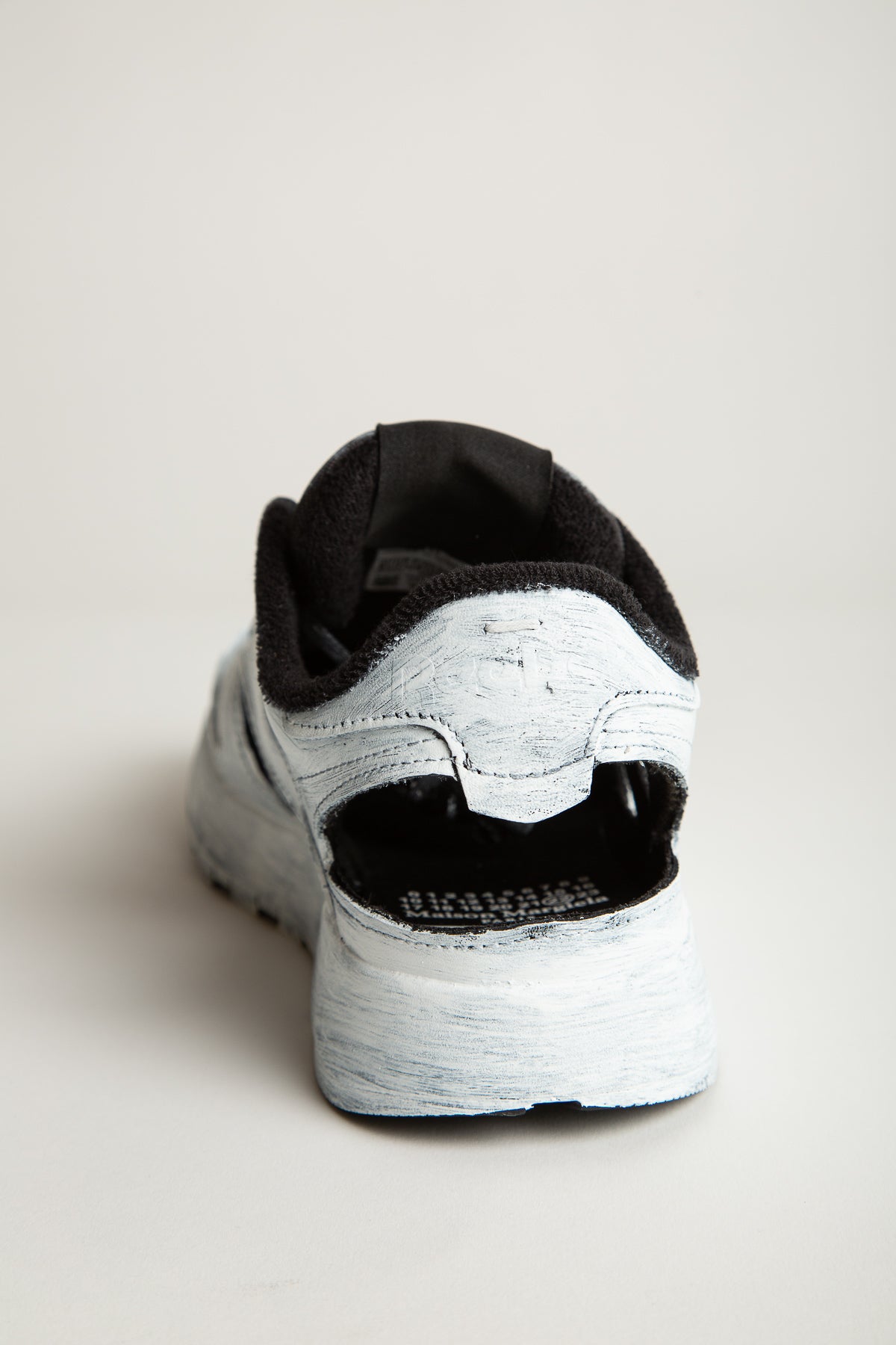 MAISON MARGIELA | REEBOK CLASSIC HANDPAINTED CUT OUT SNEAKERS - MAXFIELD LA