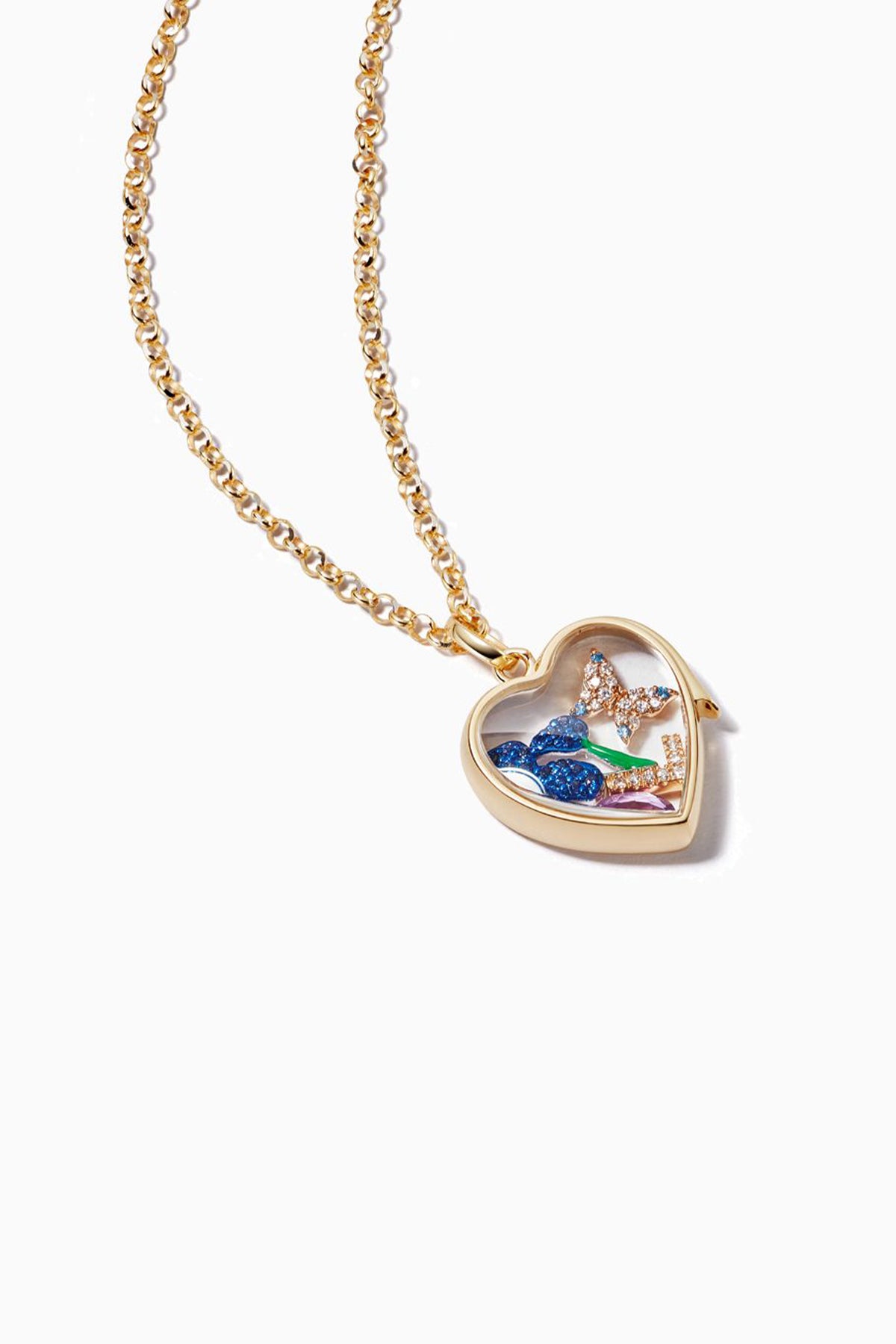 LOQUET LONDON | DIAMOND BUTTERFLY CHARM - MAXFIELD LA