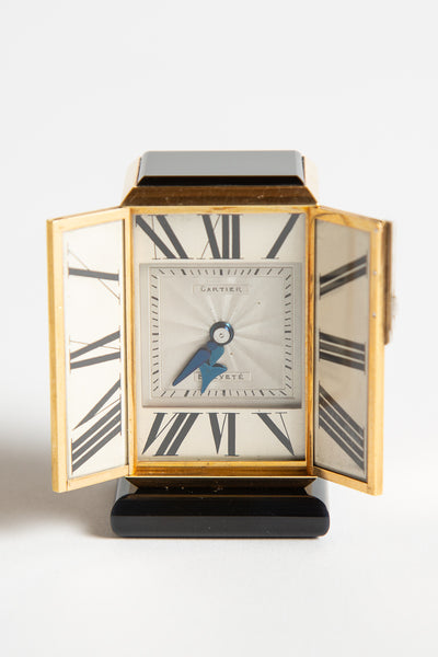 【希少】Cartier　カルティエ　アートデコスタイル デスククロック 純正 249960-19786-MPC-clock-