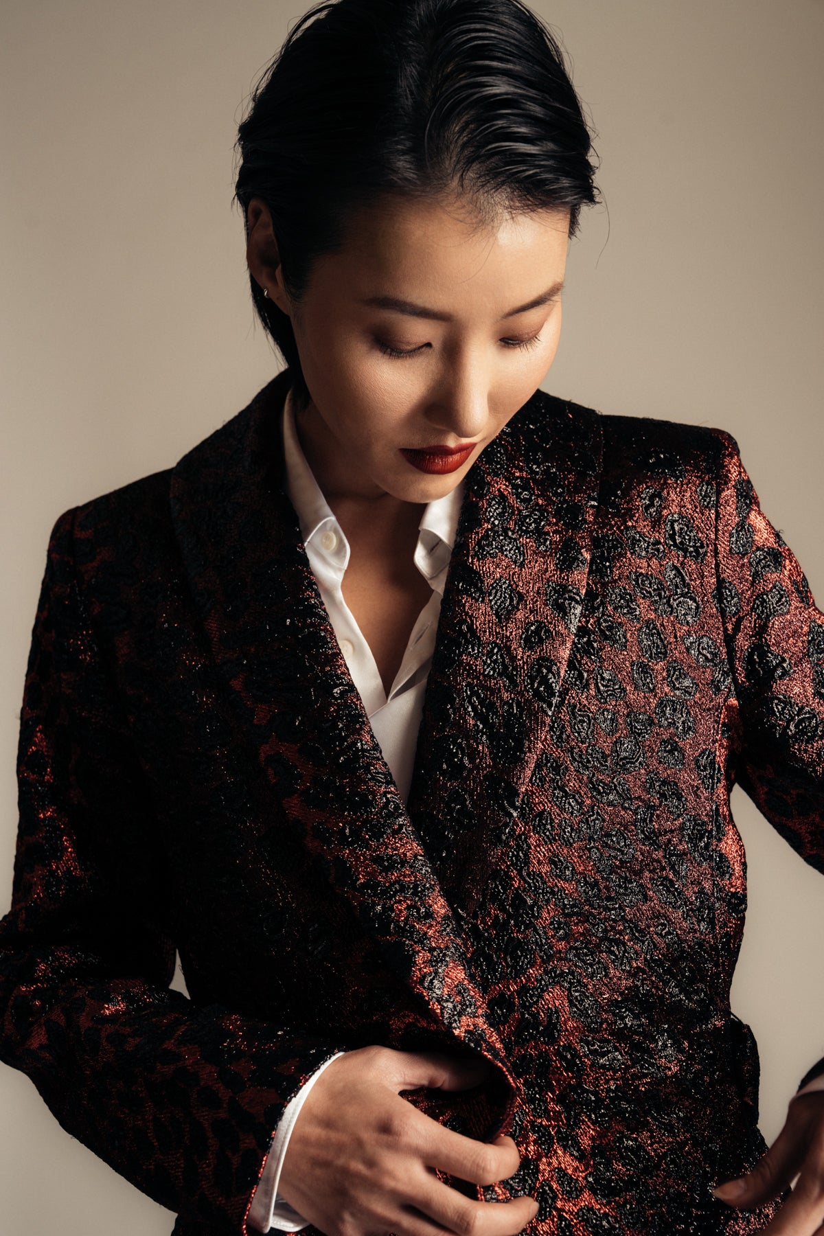LIBERTINE | NIGHT LEOPARD WRAP COAT - MAXFIELD LA