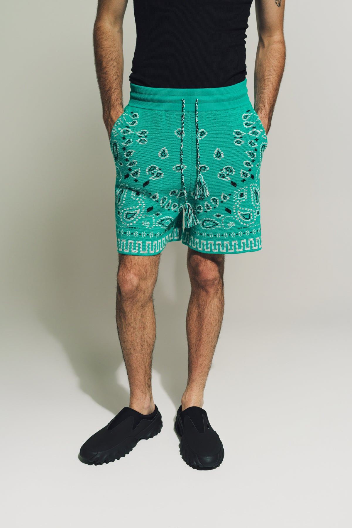 ALANUI | PIQUET BANDANA SHORTS - MAXFIELD LA