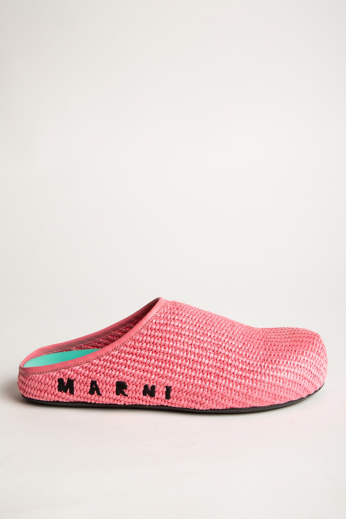 MARNI | LOGO MULES IN FUCHSIA - MAXFIELD LA