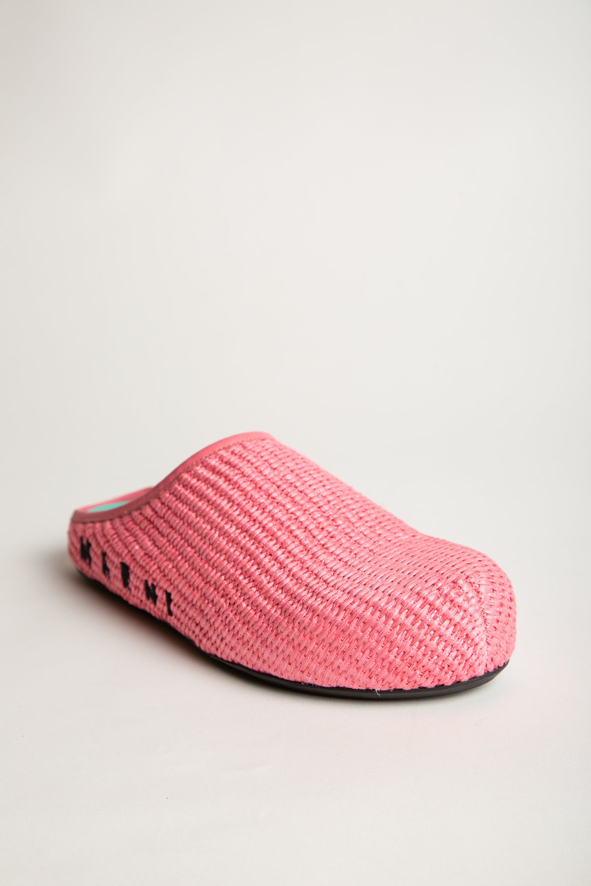 MARNI | LOGO MULES IN FUCHSIA - MAXFIELD LA