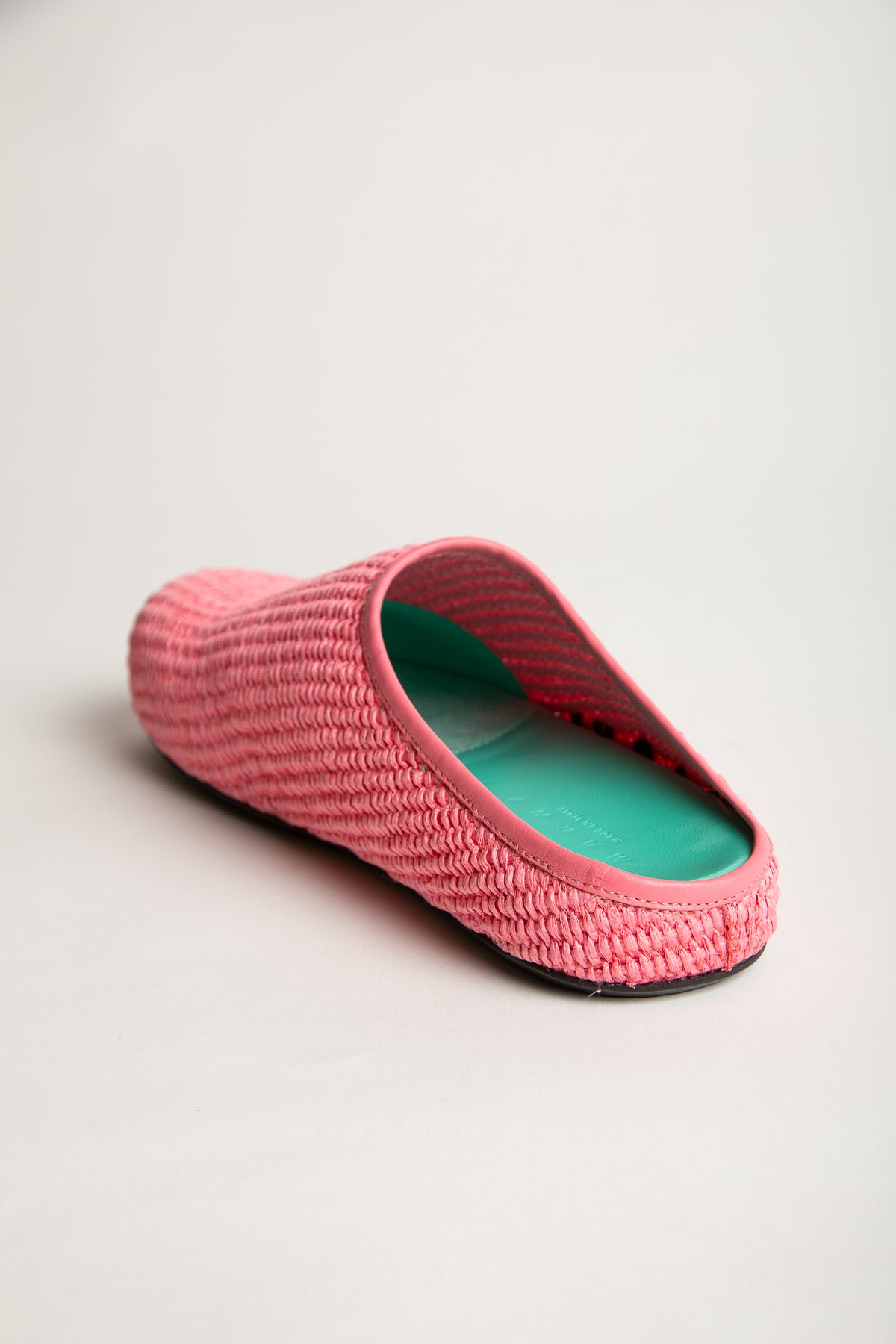 MARNI | LOGO MULES IN FUCHSIA - MAXFIELD LA