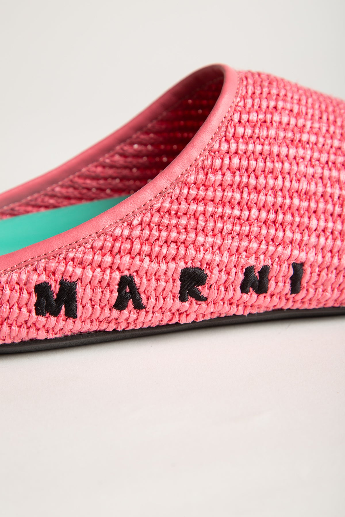 MARNI | LOGO MULES IN FUCHSIA - MAXFIELD LA