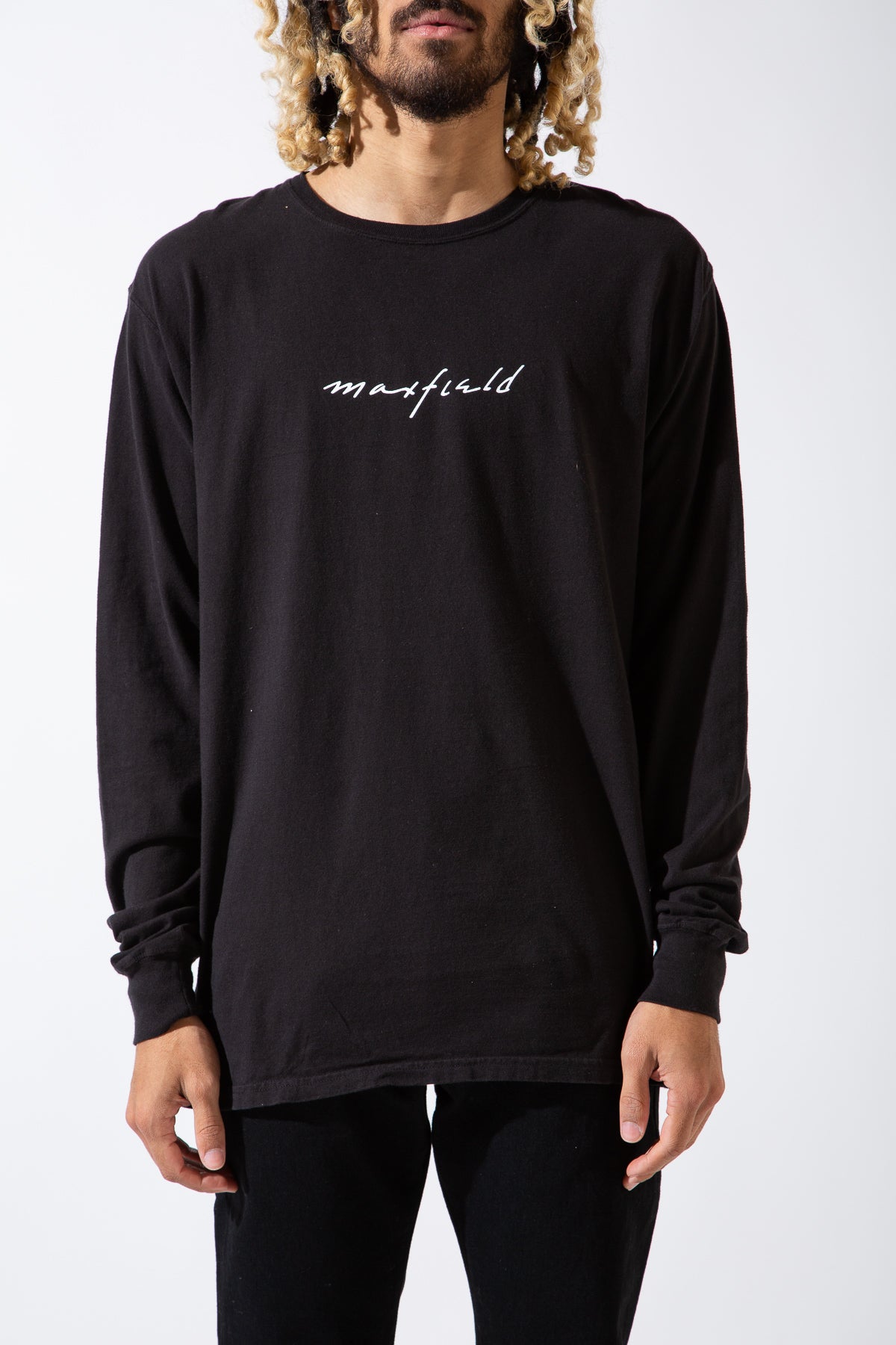 MAXFIELD MERCH COLLECTION | LOGO LONG SLEEVE TEE - MAXFIELD LA