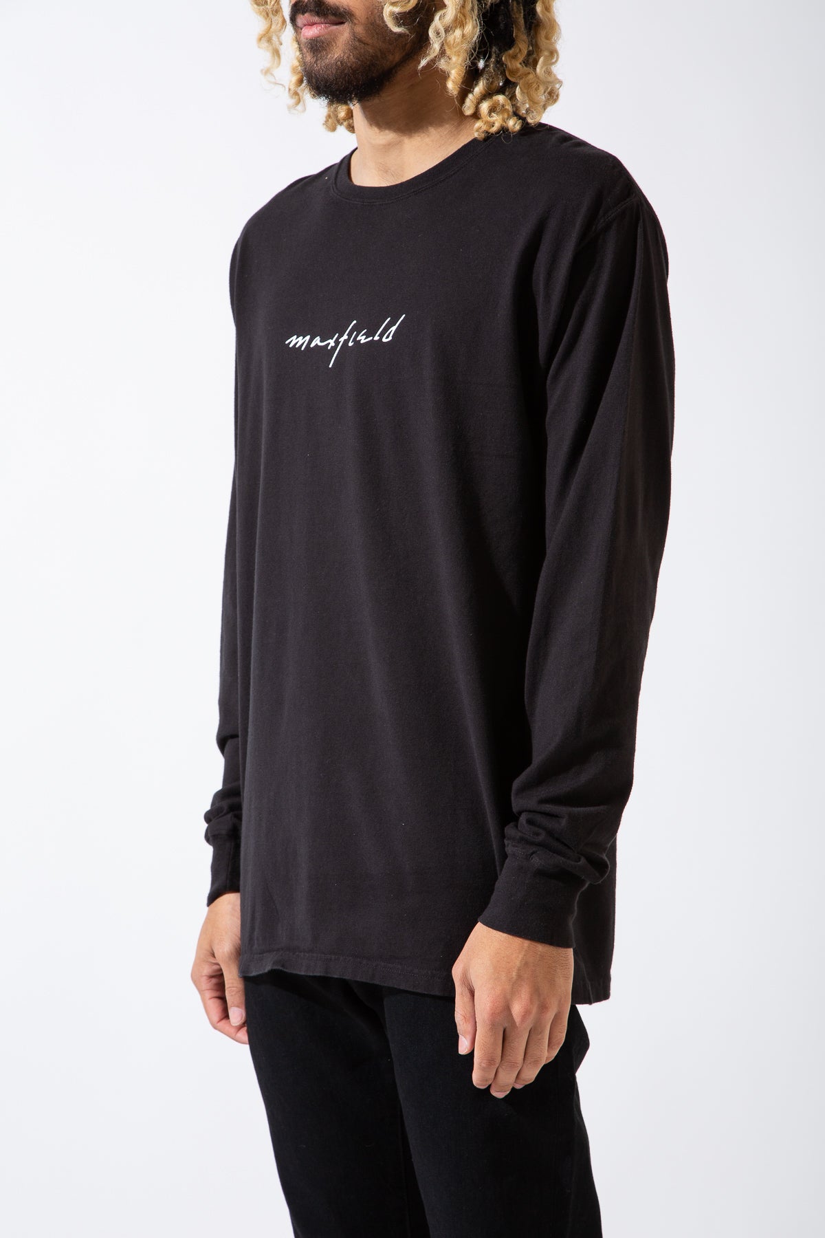 MAXFIELD MERCH COLLECTION | LOGO LONG SLEEVE TEE - MAXFIELD LA