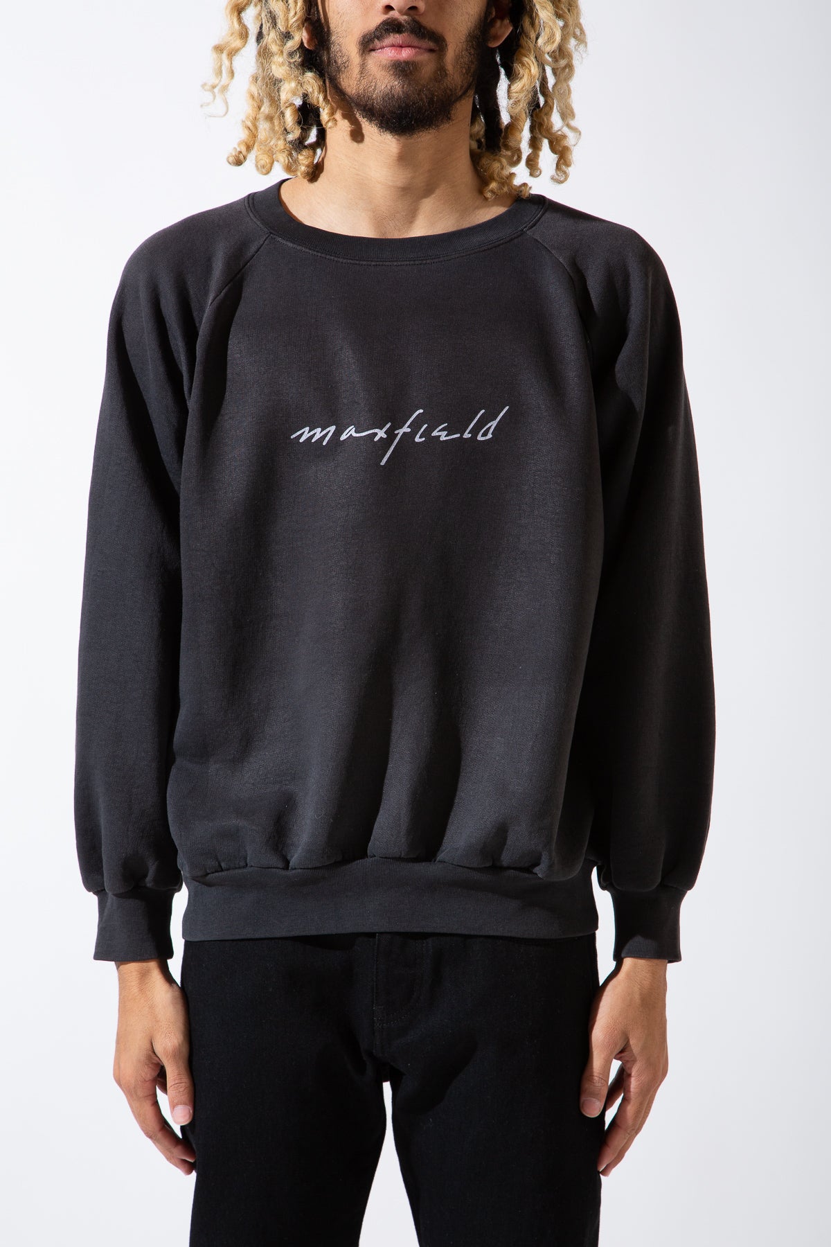 MAXFIELD MERCH COLLECTION | VINTAGE MAXFIELD LOGO CREWNECK - MAXFIELD LA