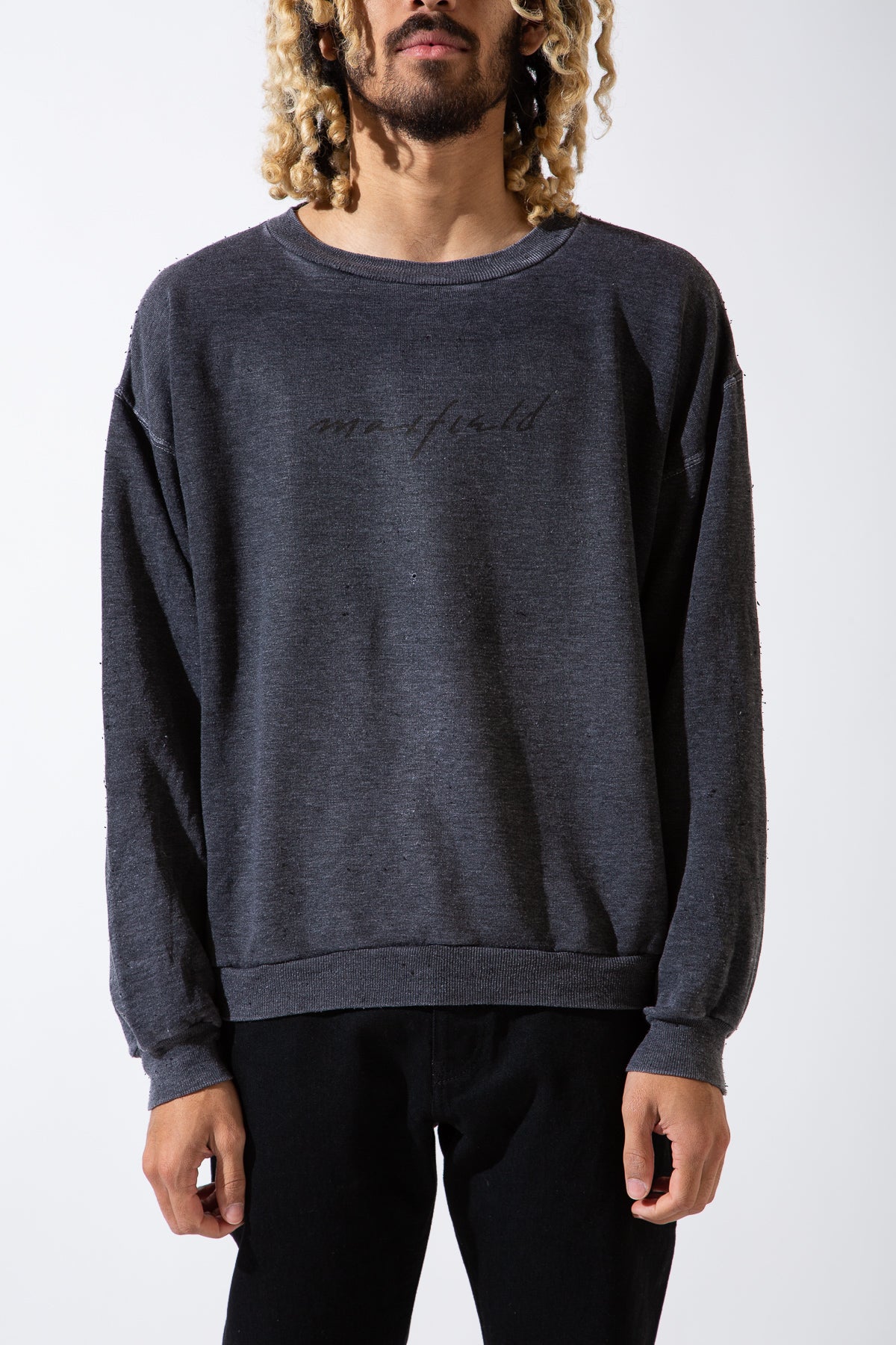 MAXFIELD MERCH COLLECTION | VINTAGE MAXFIELD LOGO CREWNECK - MAXFIELD LA