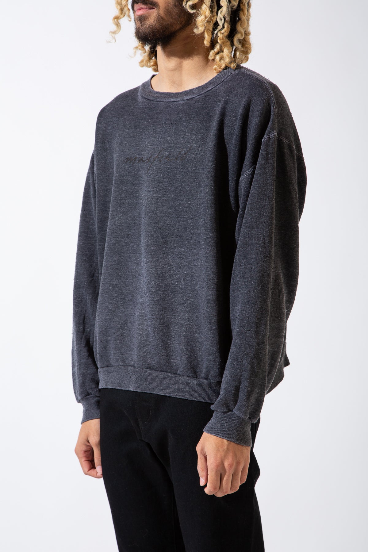 MAXFIELD MERCH COLLECTION | VINTAGE MAXFIELD LOGO CREWNECK - MAXFIELD LA