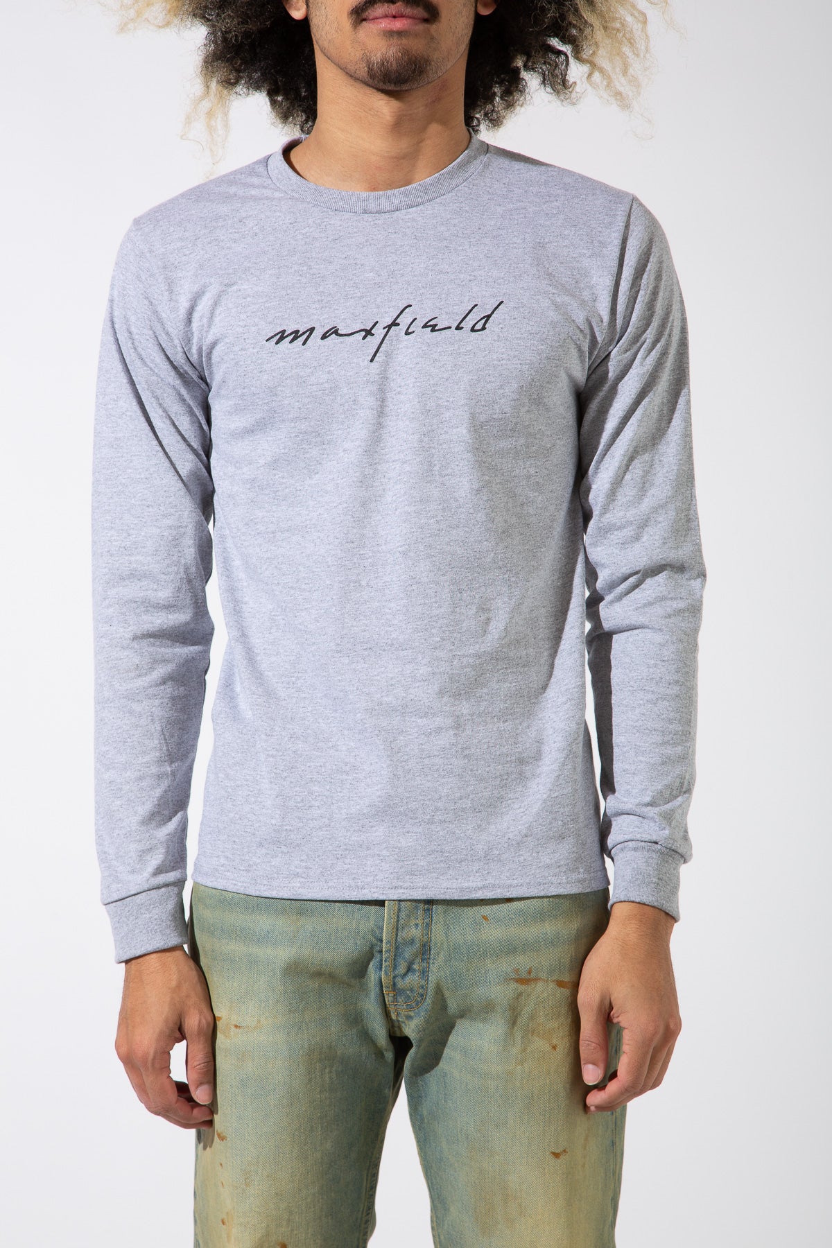 MAXFIELD MERCH COLLECTION | LOGO LONG SLEEVE TEE - MAXFIELD LA