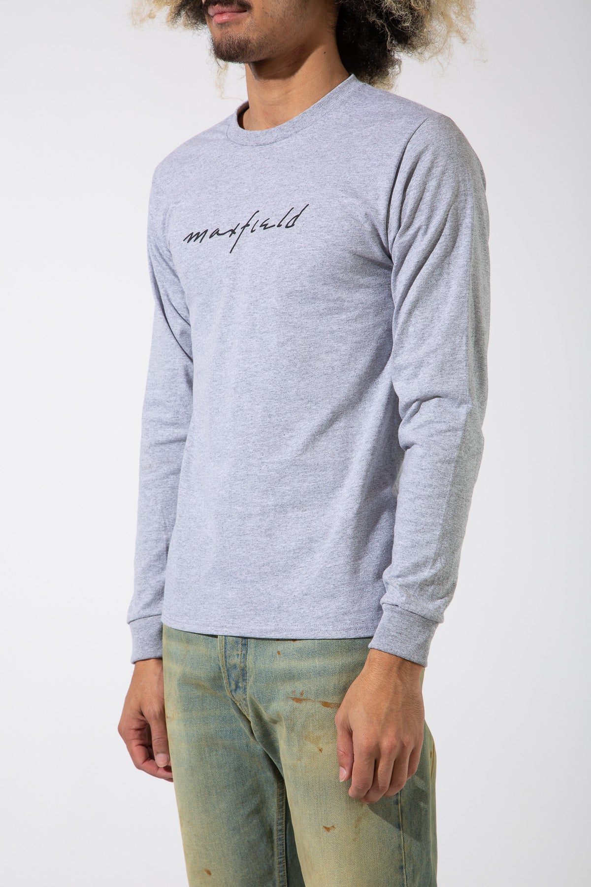 MAXFIELD MERCH COLLECTION | LOGO LONG SLEEVE TEE - MAXFIELD LA