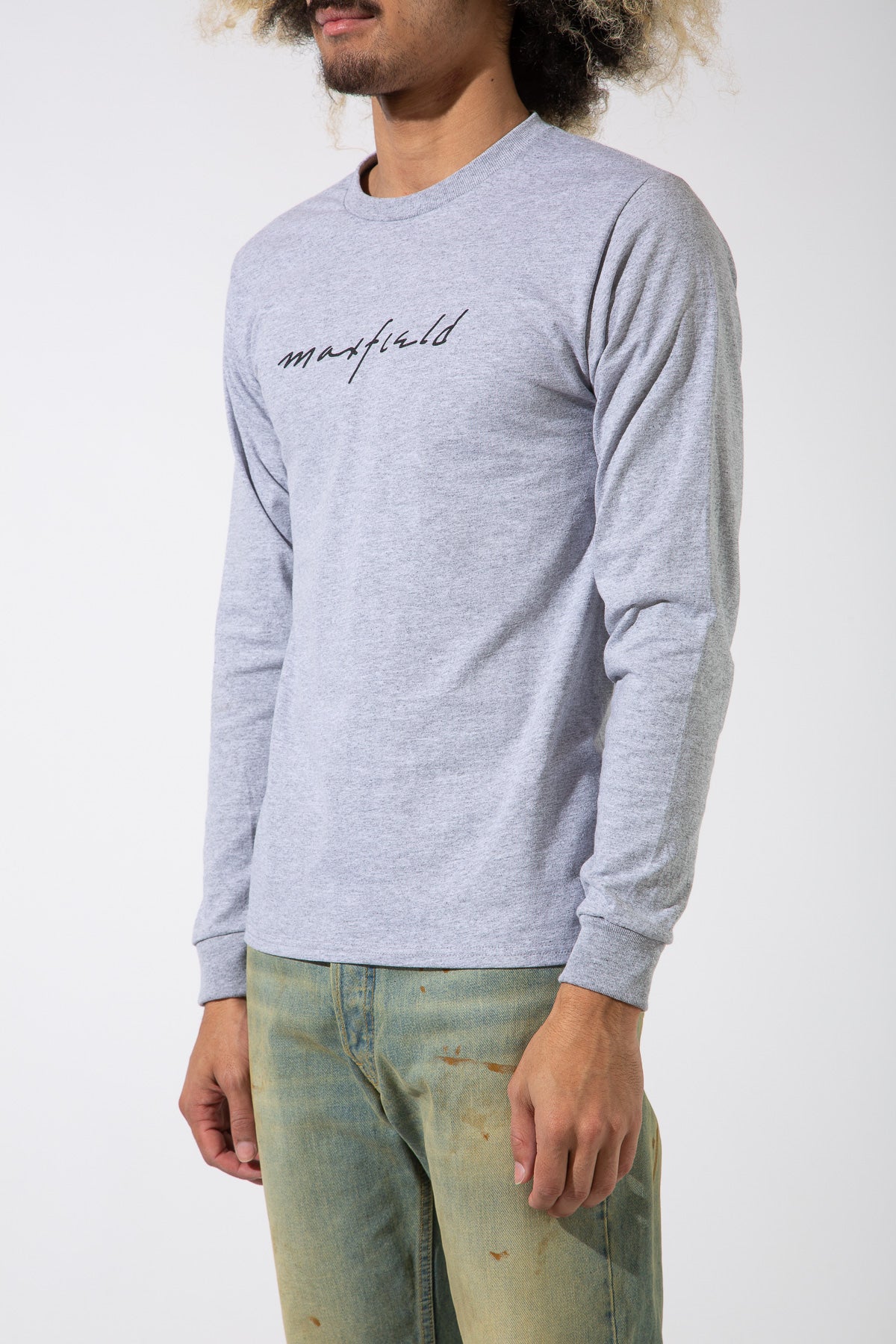 MAXFIELD MERCH COLLECTION | LOGO LONG SLEEVE TEE