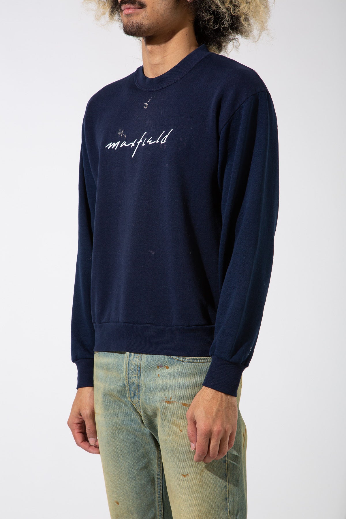 MAXFIELD MERCH COLLECTION | VINTAGE MAXFIELD LOGO CREWNECK - MAXFIELD LA
