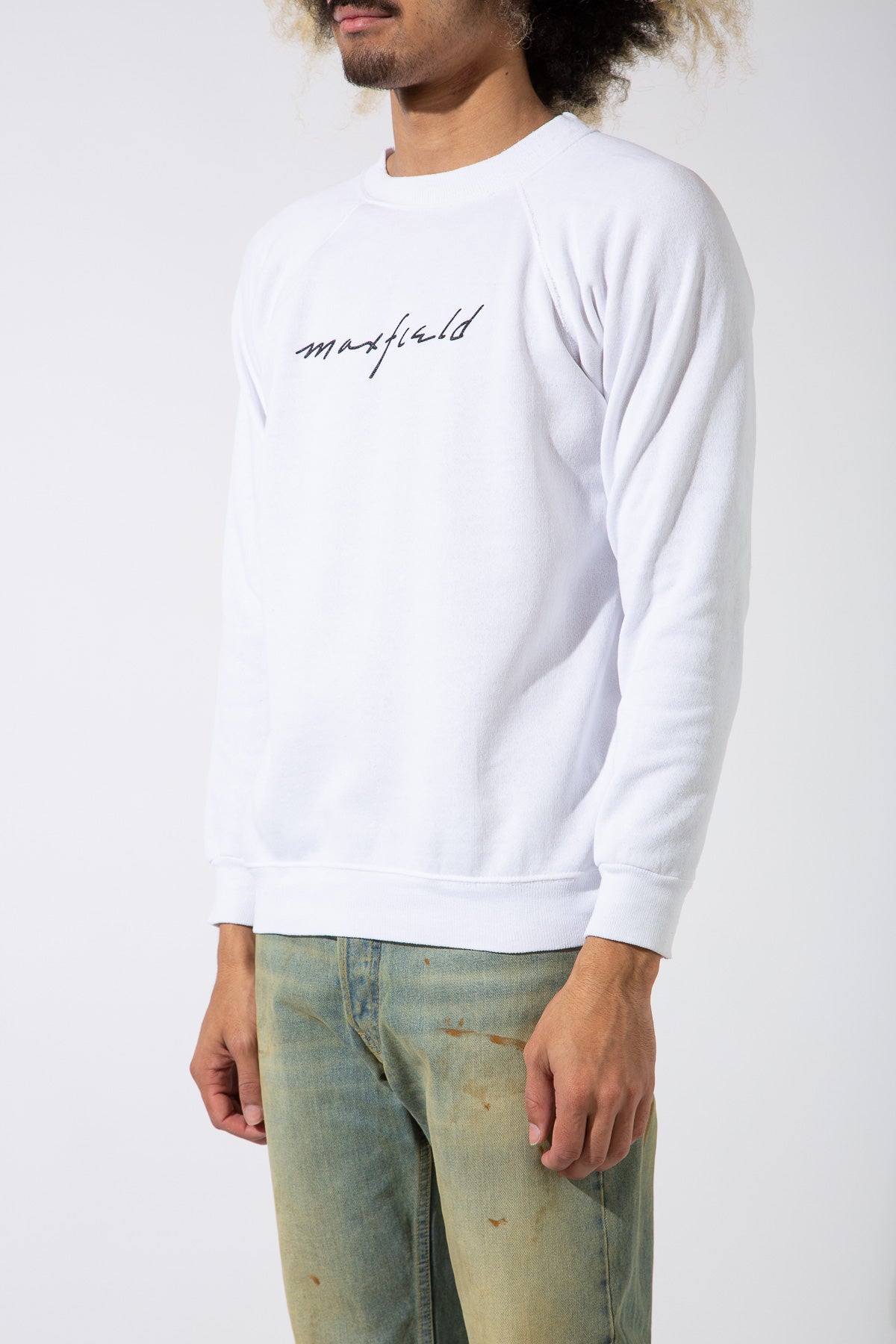 MAXFIELD MERCH COLLECTION | VINTAGE MAXFIELD LOGO CREWNECK - MAXFIELD LA