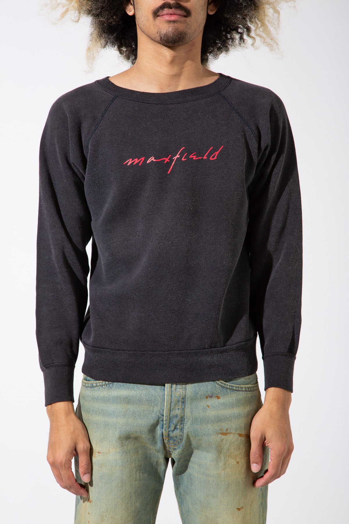 MAXFIELD MERCH COLLECTION | VINTAGE MAXFIELD LOGO CREWNECK - MAXFIELD LA