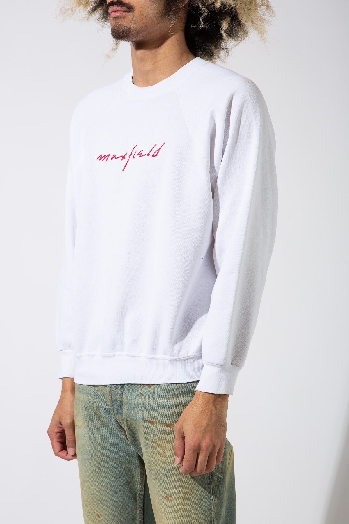 MAXFIELD MERCH COLLECTION | VINTAGE MAXFIELD LOGO CREWNECK - MAXFIELD LA