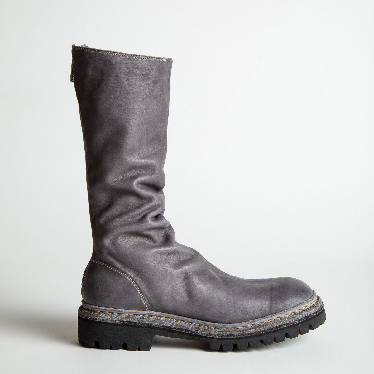 GUIDI | BACK ZIP HIGH ZIP BOOTS 