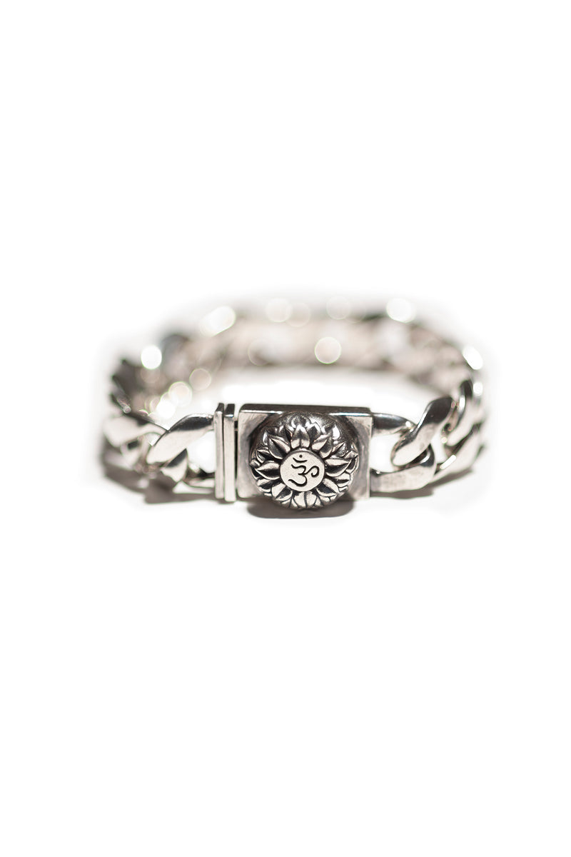 J & F | CROWN CHAKRA CUBAN LINK BRACELET