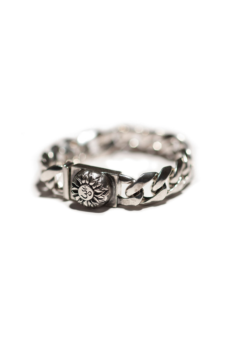 J & F | CROWN CHAKRA CUBAN LINK BRACELET