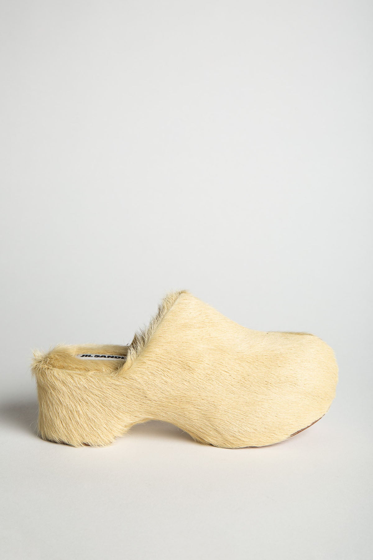 JIL SANDER | FUR CLOGS
