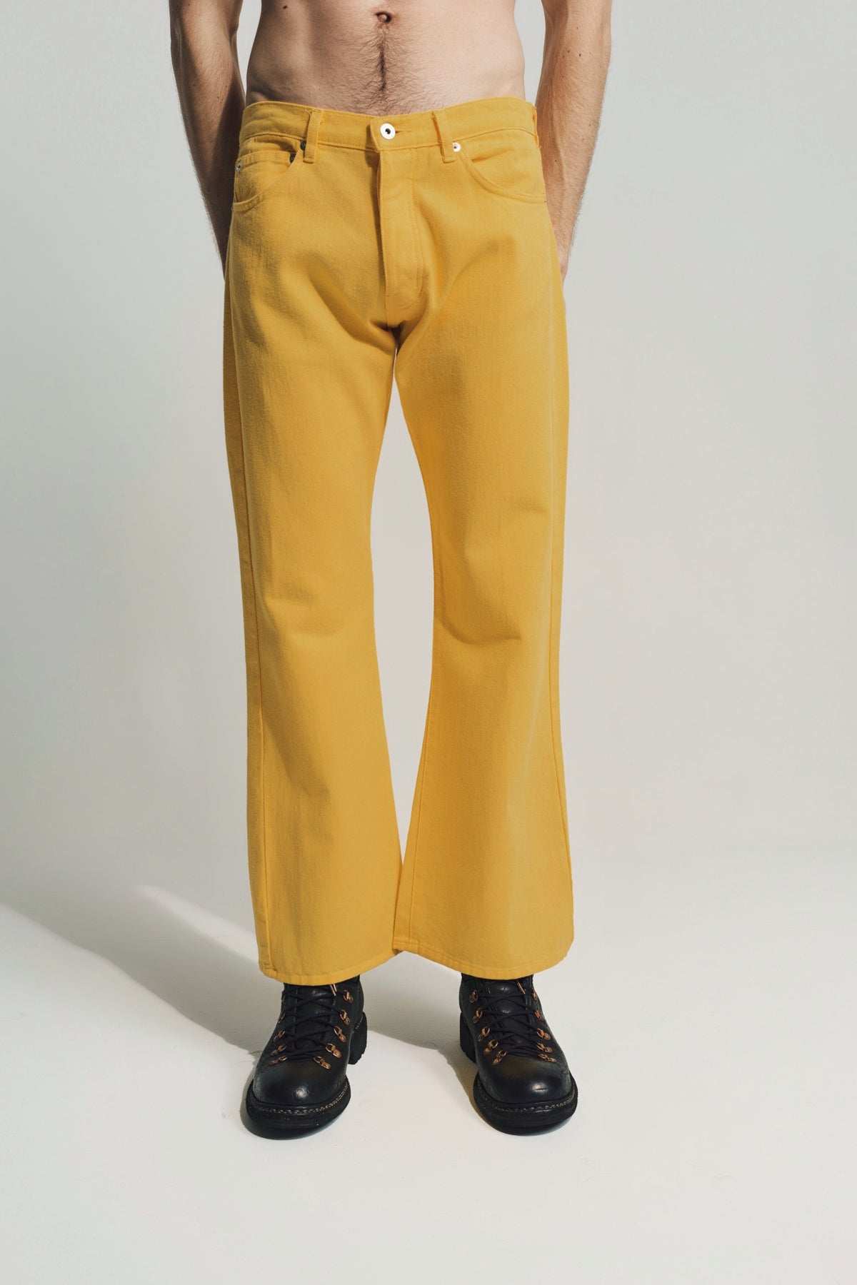 PT05 カラージーンズ　WAVE 31インチ W=80cm L74　イエロー GALLERY DEPT. | NICE LOGAN PANTS