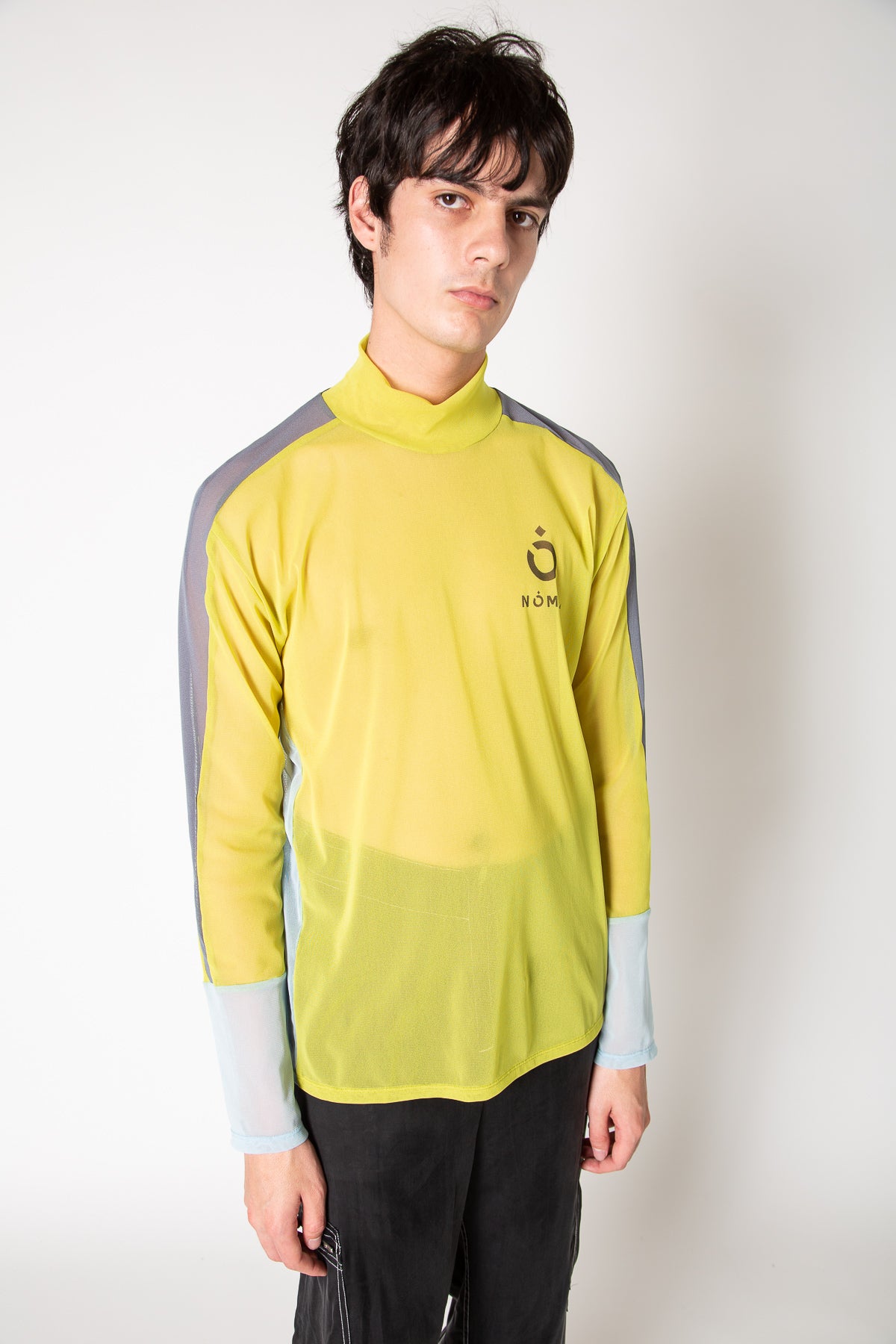 NOMARHYTHM TEXTILE | LOGO MESH LONG SLEEVE TEE
