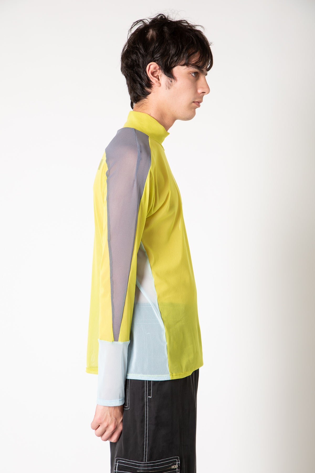 NOMARHYTHM TEXTILE | LOGO MESH LONG SLEEVE TEE